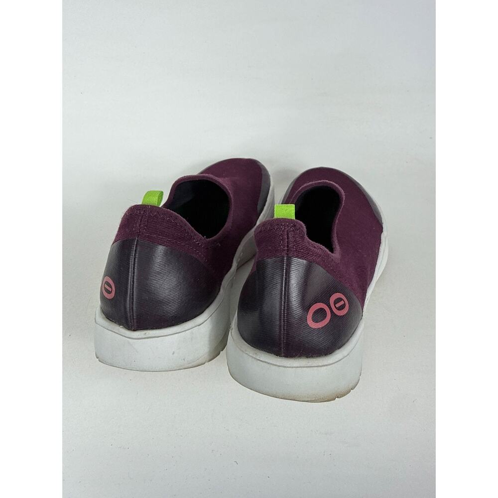 Oofos OOmg Low EeZee Recovery Shoes Women's 9 Purple White Silp-On Comfort - Picture 7 of 10